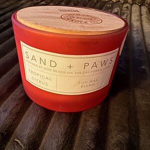 Sand and Paw Citrus Grove 12 oz  2 Wick Candle, Neutralizes Pet Odor New